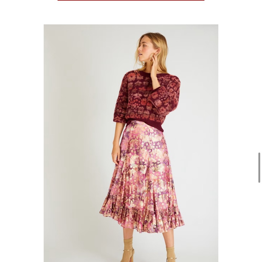 LOVESHACKFANCY Lil Midi Skirt Size 0
